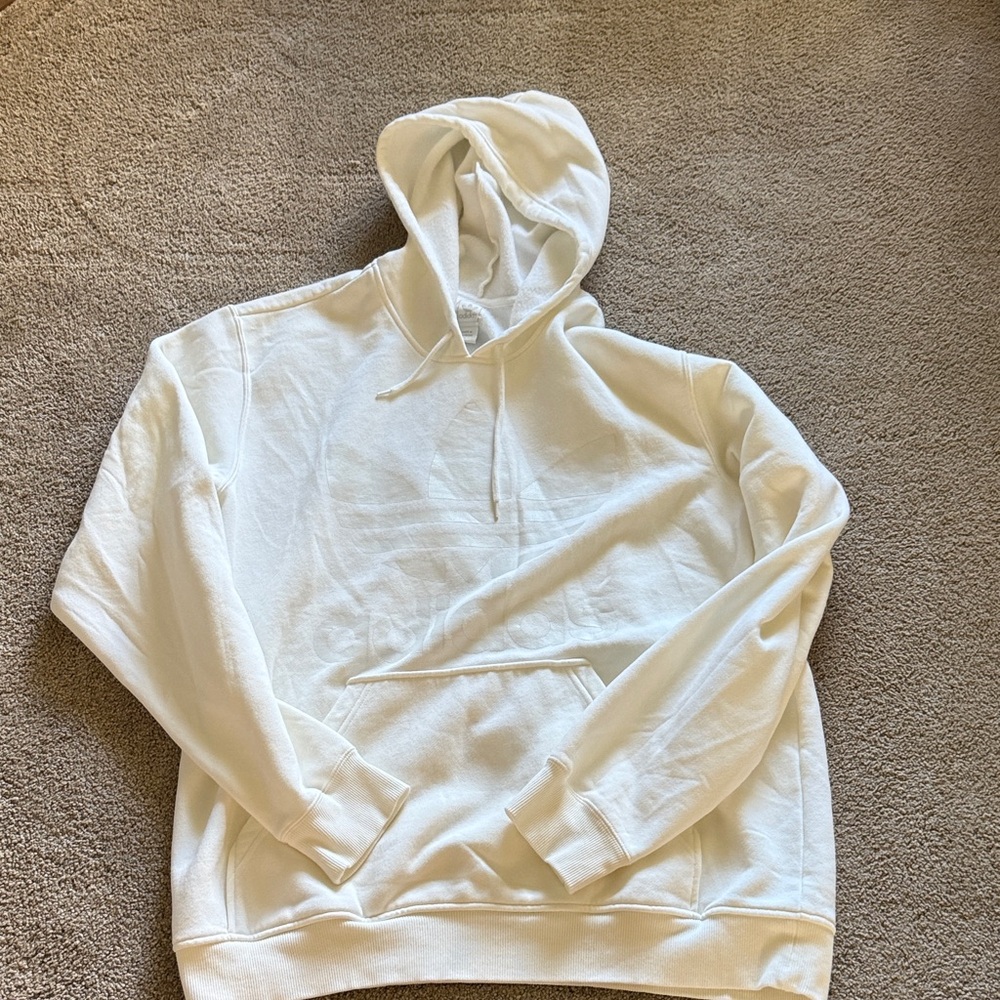 adidas Classic White Hoodie